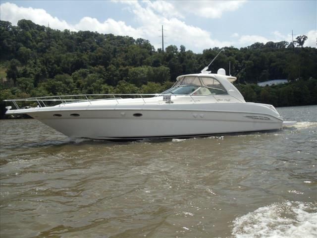 2001 Sea Ray boat for sale, model of the boat is 460 Sundancer & Image # 2 of 53