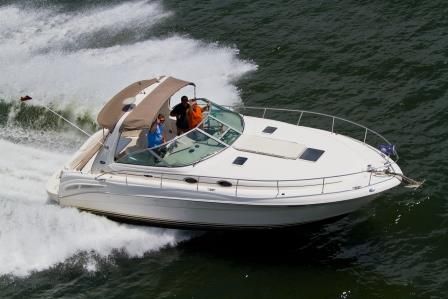 2001 Sea Ray boat for sale, model of the boat is 340 Sundancer & Image # 2 of 13