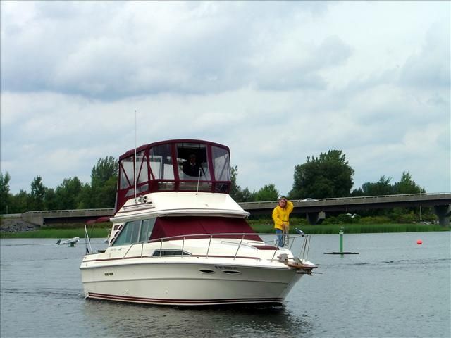 1987 Sea Ray boat for sale, model of the boat is 340 Sedan Bridge & Image # 1 of 12