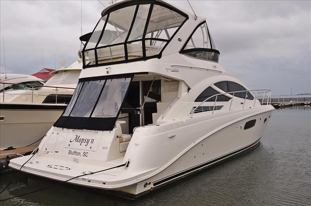 2012 Sea Ray boat for sale, model of the boat is 450 Sedan Bridge & Image # 2 of 14