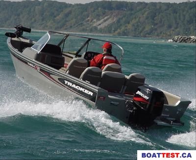 2005 Tracker Boats Tracker Targa 17 Sport Boat Test ...