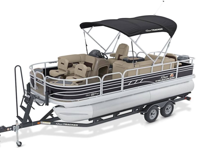 2021 Sun Tracker boat for sale, model of the boat is Fishin Barge 20 DLX & Image # 1 of 6