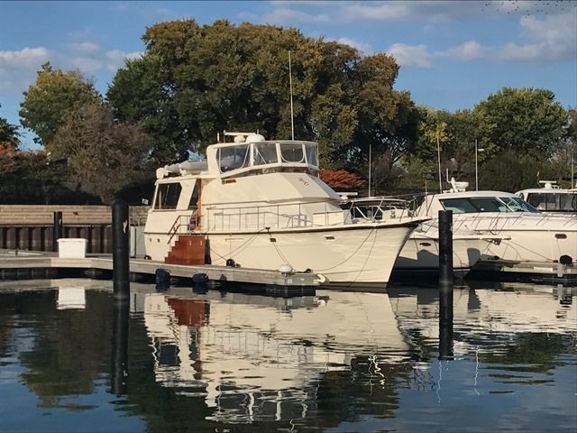 1983 Hatteras boat for sale, model of the boat is 48MY & Image # 2 of 2